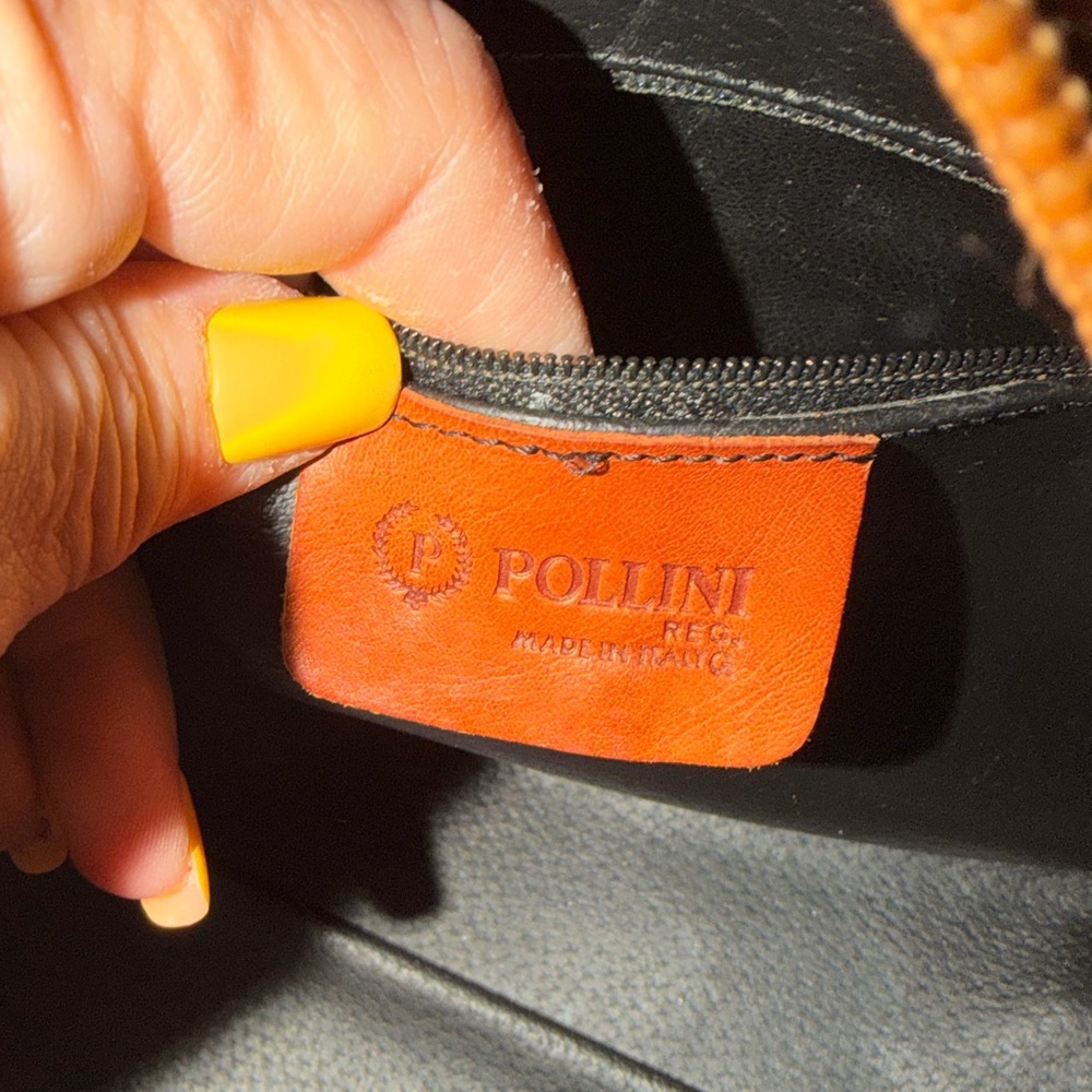 Pollini Black and Brown Crossbody Bag - Picture 4 of 10